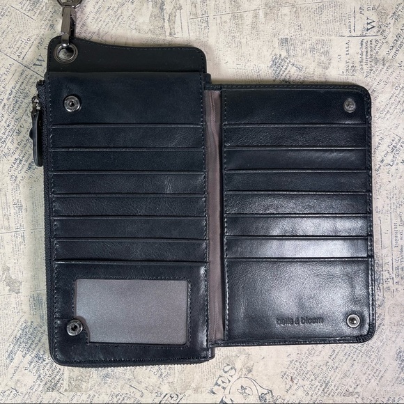 Belle & Bloom Penelope Leather Wallet - Black - Picture 7 of 12